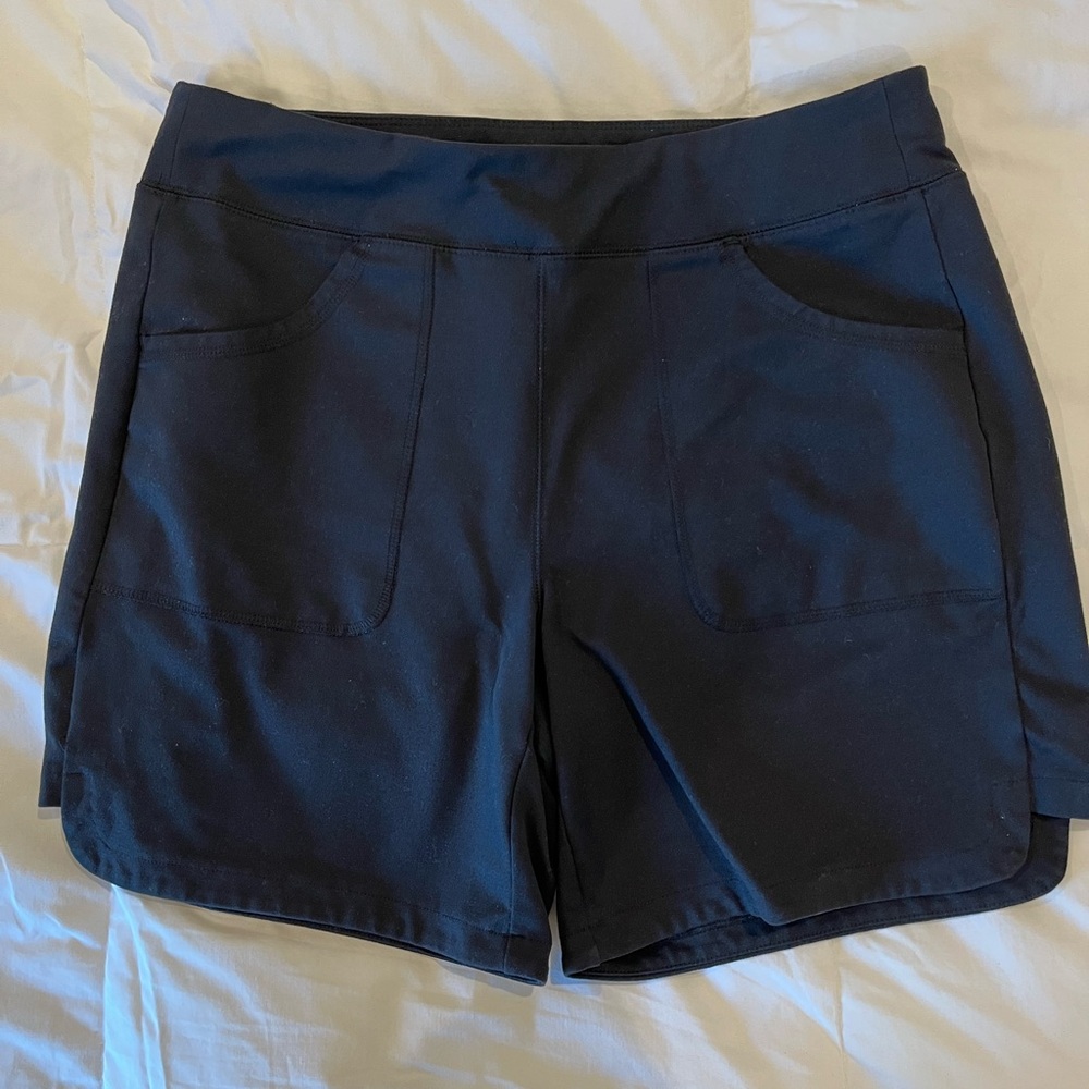 Lands' End Women's Black Athletic Shorts
